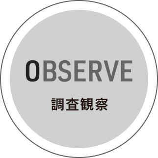 OBSERVE 調査観察